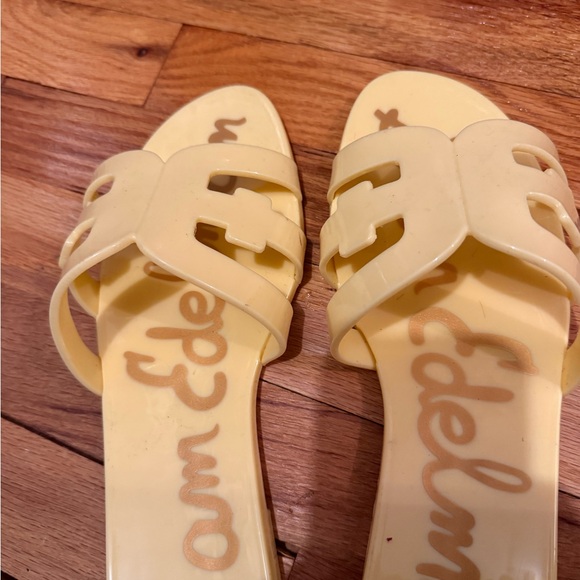 Sam Edelman BAY JELLY SLIDE SANDAL Yellow size 11 - Picture 10 of 10
